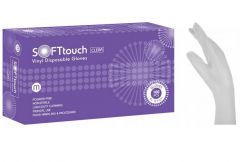 Soft Touch Γάντια Βινυλίου - Λευκό χωρίς πούδρα