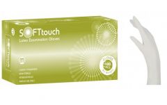 Soft Touch Γάντια Λευκό με πούδρα