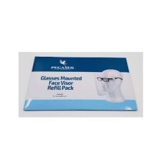 Glasses Mounted Face Visor Refill Pack - 12 προστατευτικά