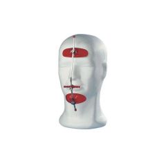 Dynamic Face Mask Red Vertical adjust.