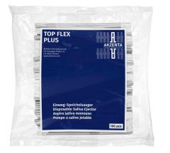 TOP FLEX | Saliva Ejector | 125 mm Transparent